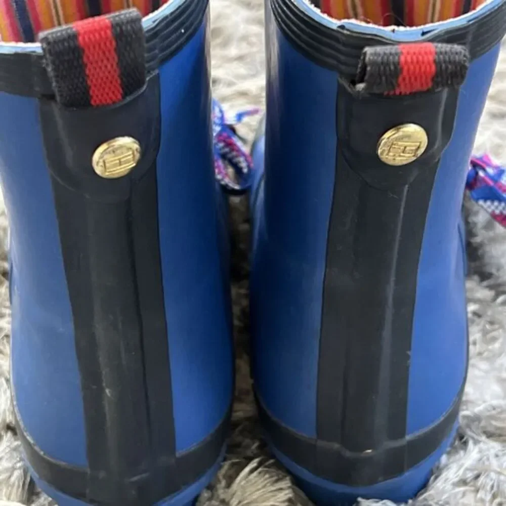 Tommy‎ Hilfiger Boots Girls 6 Renegade Ankle Lace Up Rubber